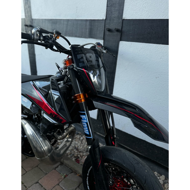 KTM Carbon Gabelcover SET (4-teilig) - Premium Optik