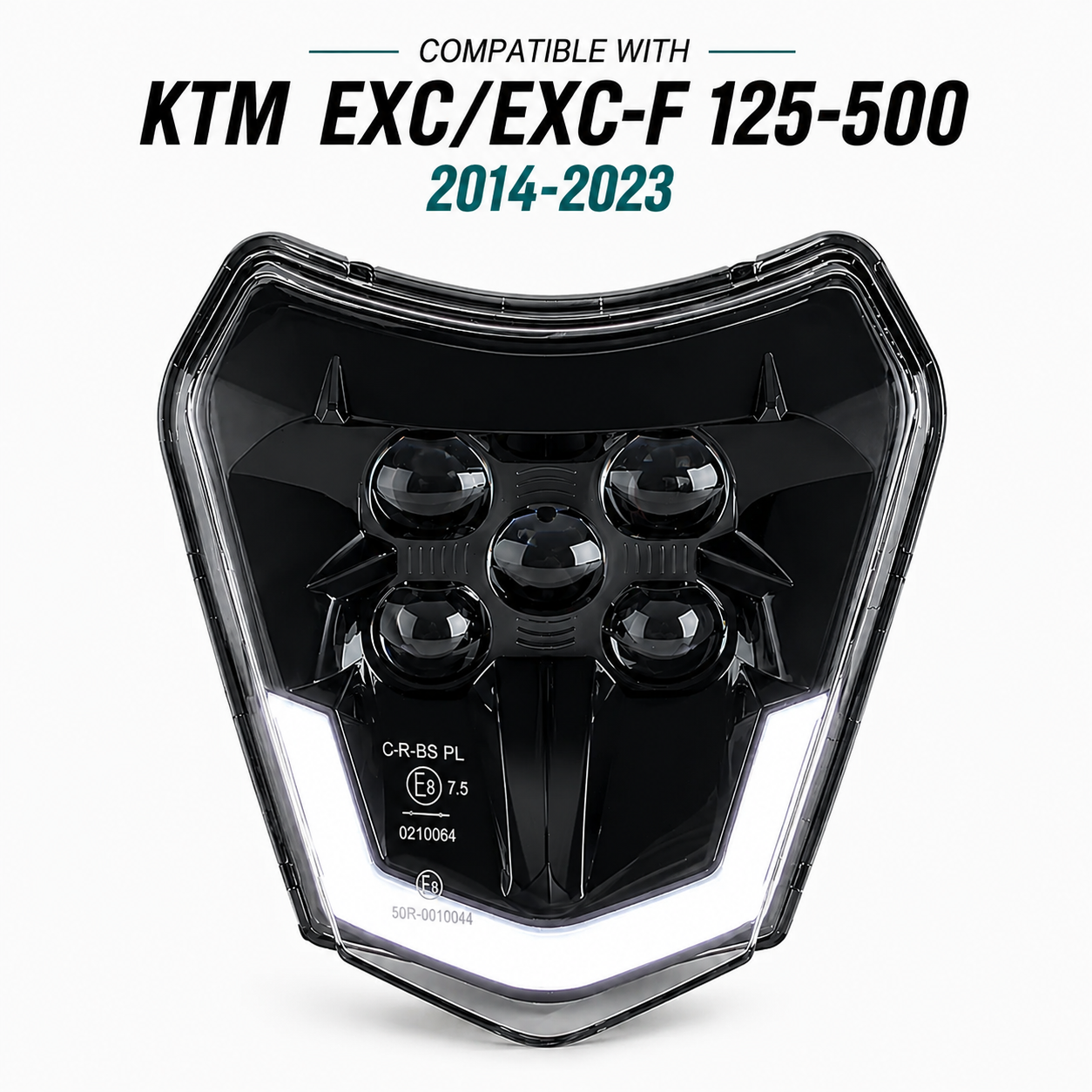 E Ka　12 KTM EXC 13-23 LED Headlight (Street Legal) – Novatrax