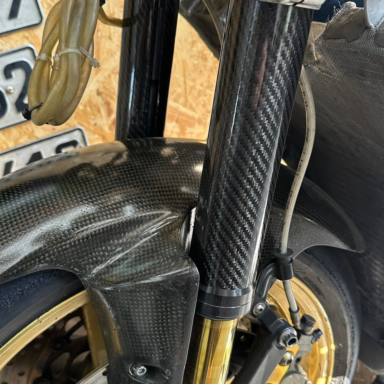 Individual Carbon Fork-Cover Set - Premium Look