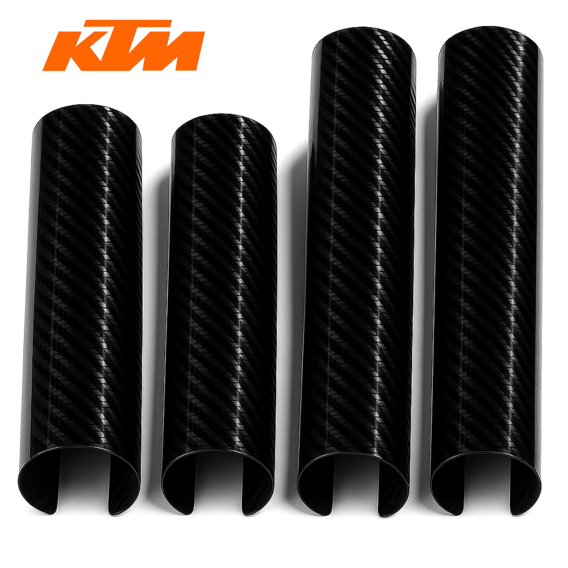 KTM Carbon Fork-Cover SET (4-pieces) - Premium Look