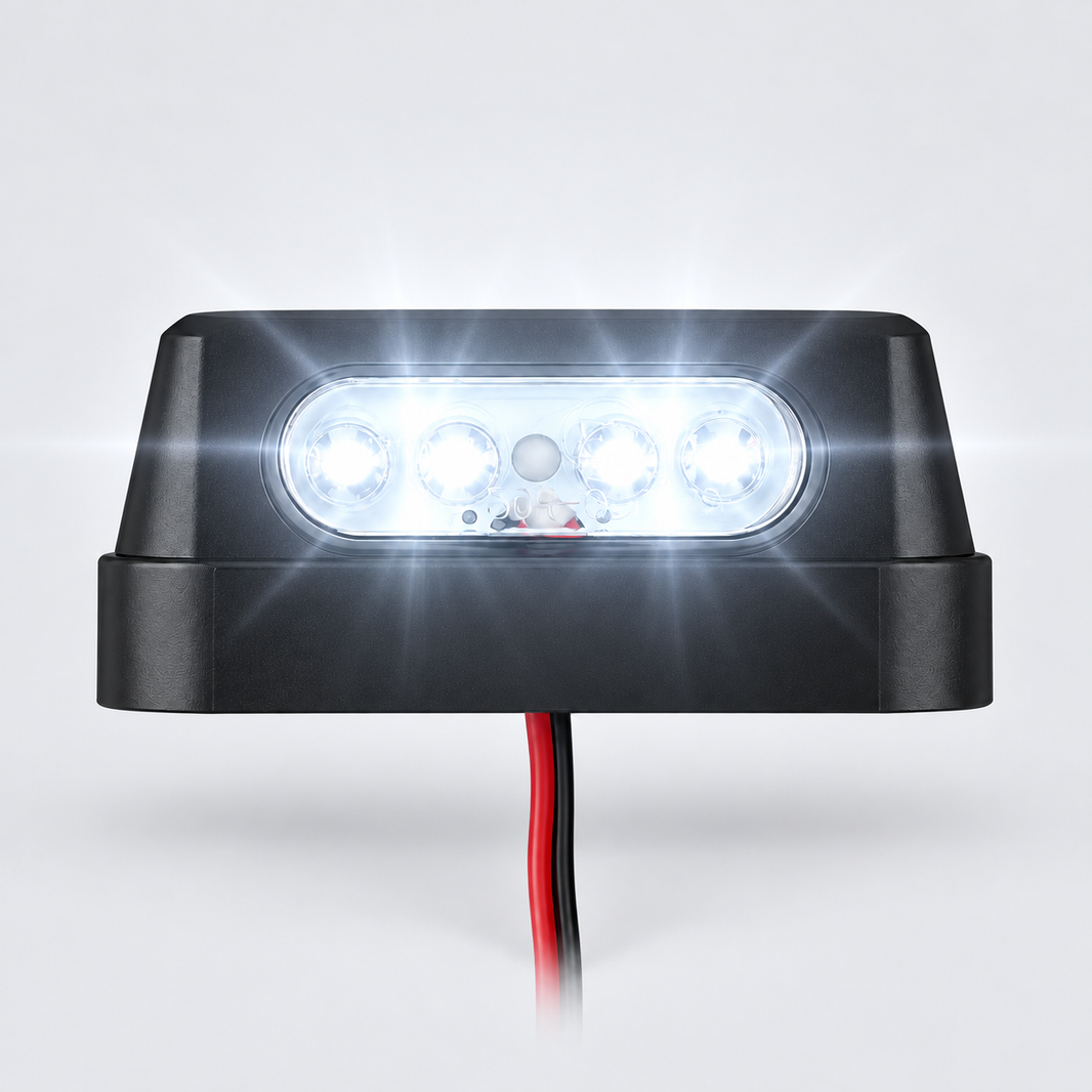 Mini LED license plate light (E-mark)