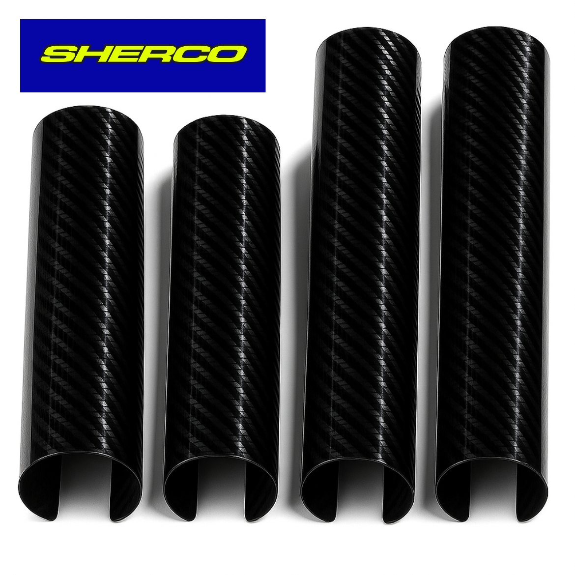 Sherco Carbon Fork Cover SET (4 pieces) - Premium Look