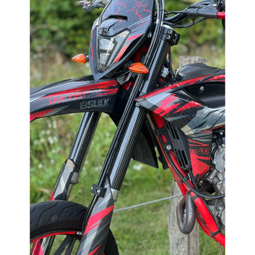 Beta Carbon fork cover SET (4 pieces) - Premium look