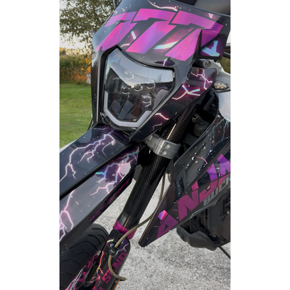 Aprilia Carbon Fork Cover SET (4 pieces) - Premium Look