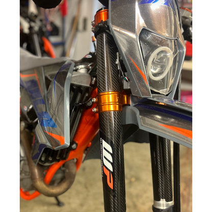 KTM Carbon Fork-Cover SET (4-pieces) - Premium Look