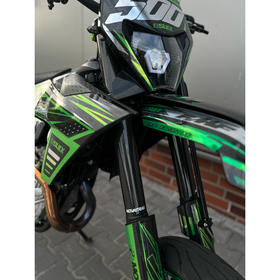 KTM Carbon Gabelcover SET (4-teilig)