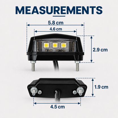 LED Kennzeichenbeleuchtung (E-Nummer)