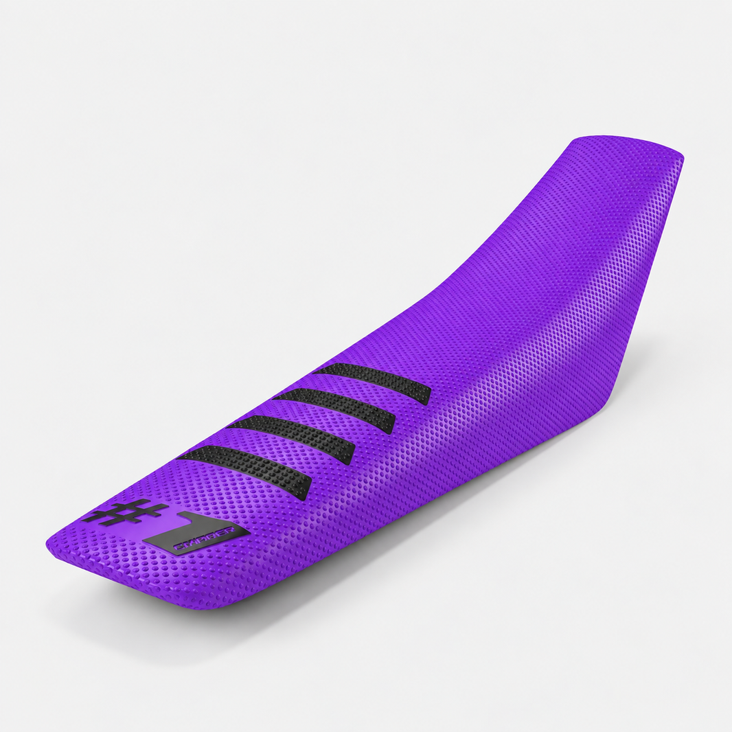 Sitzbezug Lila/Schwarz - RIBBED Edition