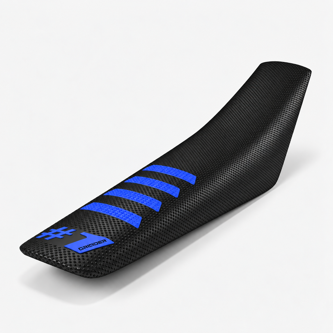Sitzbezug Schwarz/Blau - RIBBED Edition