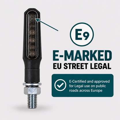 3-in-1 Turn Signals with Tail and Brake Light (E-Marked)