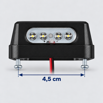Mini LED license plate light (E-mark)