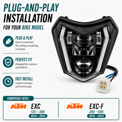 KTM EXC LED Headlight V2
