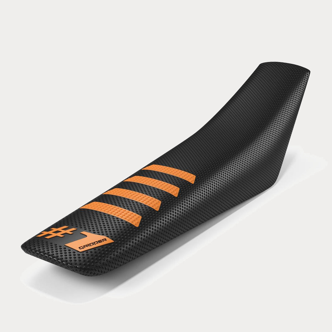 Sitzbezug Schwarz/Orange - RIBBED Edition