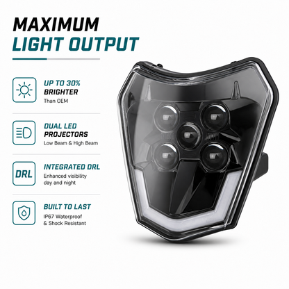 KTM EXC 14-23 LED Scheinwerfer