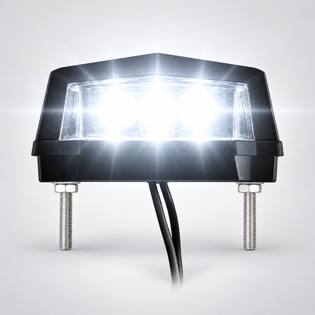 LED license plate light (E-mark)