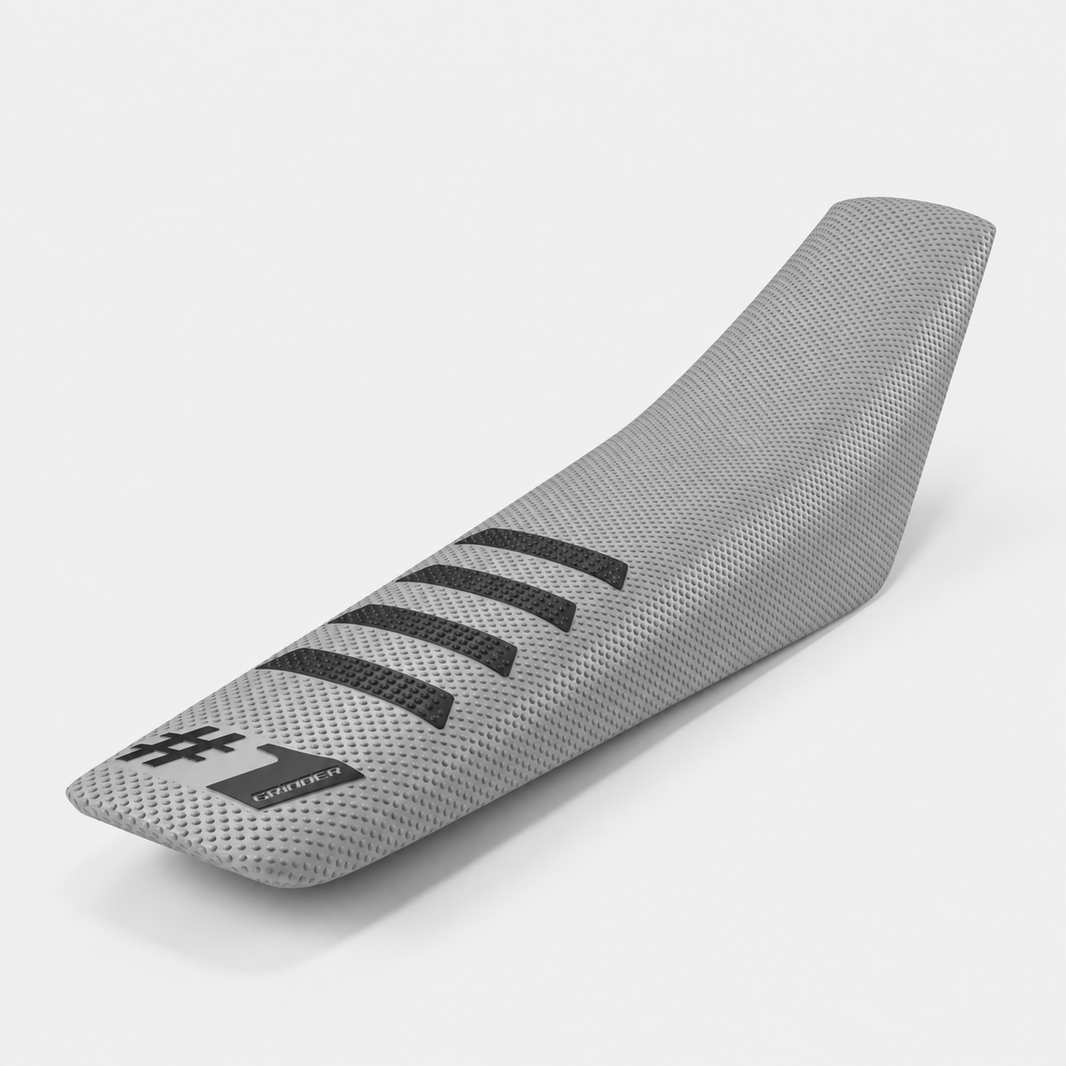 Sitzbezug Grau/Schwarz - RIBBED Edition
