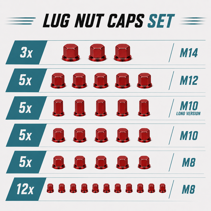 Screw Caps SET (30-piece)