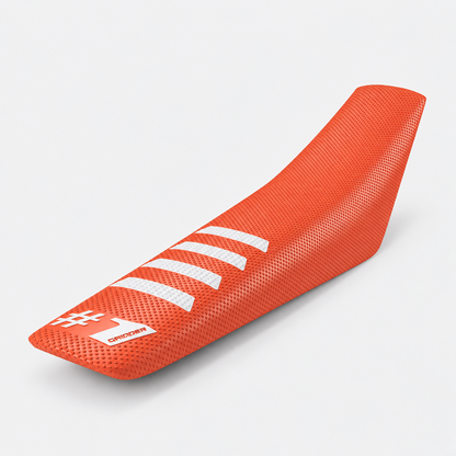 Seatcover Black/Orange - RIBBED Edition
