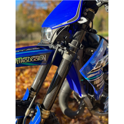 Yamaha Carbon Fork Cover SET (4-piece) - Premium Look