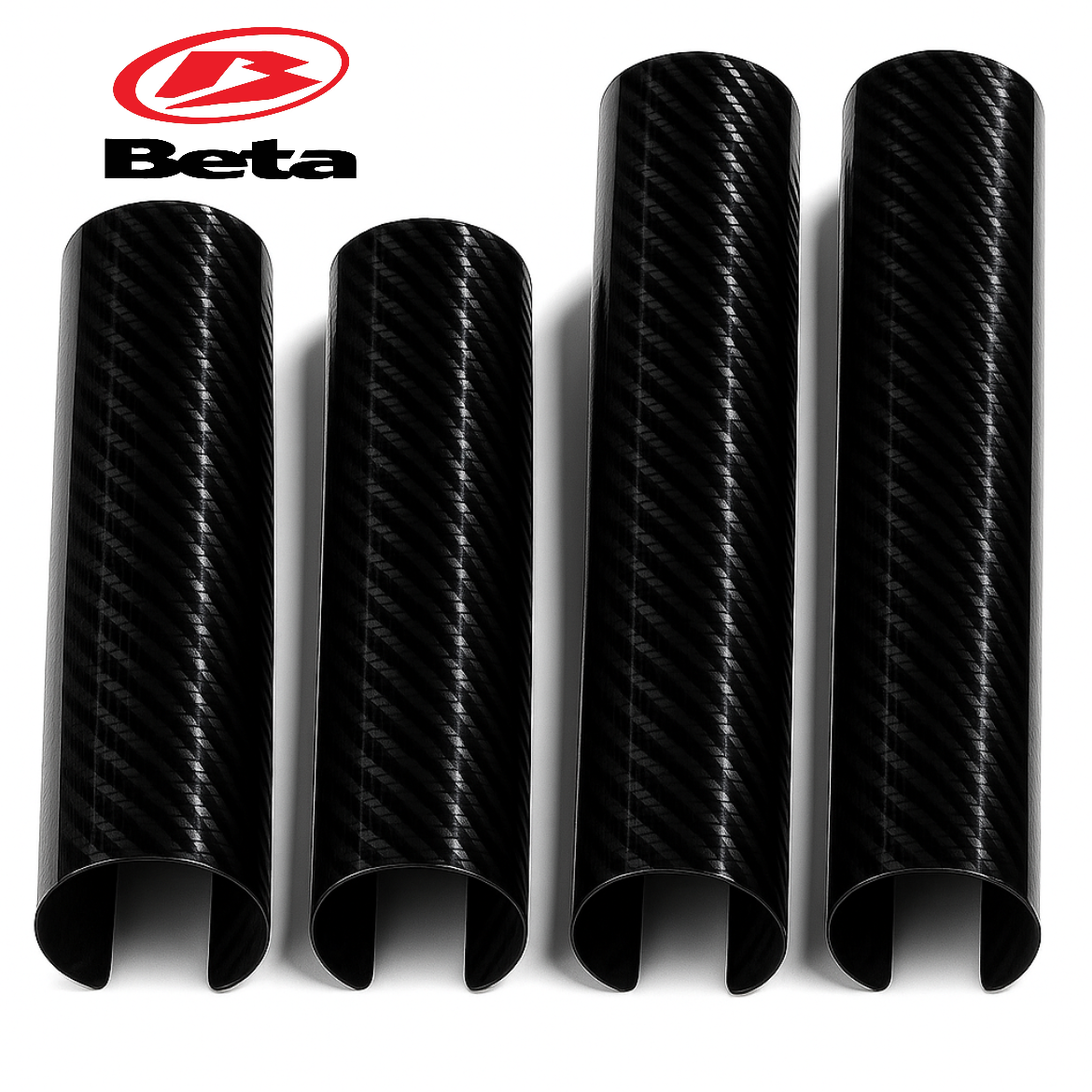 Beta Carbon fork cover SET (4 pieces) - Premium look