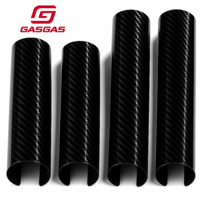 GasGas Carbon Fork-Cover SET (4-pieces) - Premium Look