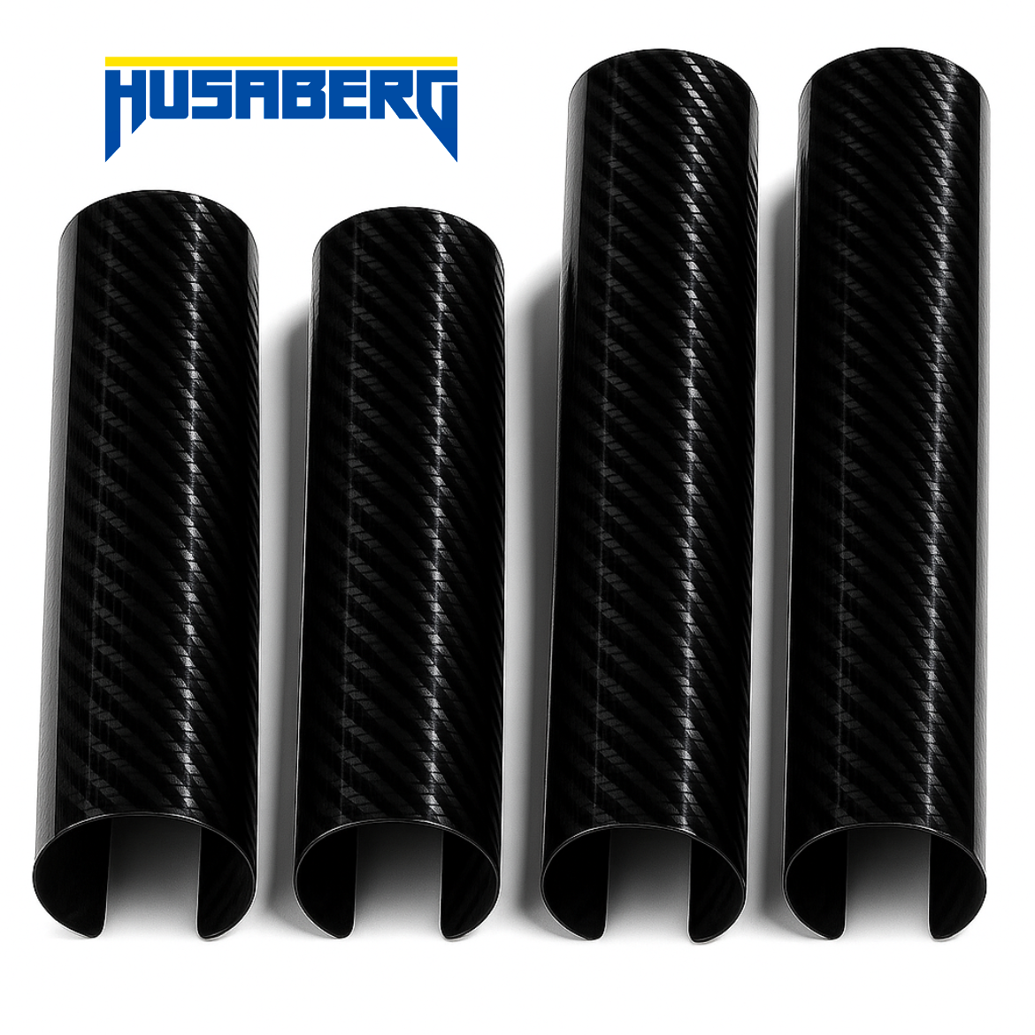 Husaberg Carbon Fork Cover SET (4-piece) - Premium Look