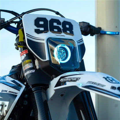 Husqvarna 14-23 Angel Eye Headlight (RGBW + App)